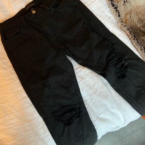 Flying Monkey Black Boyfriend Jeans (Never Worn)